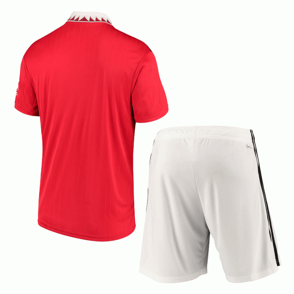 Manchester United Soccer Jersey Home Kit(Jersey+Shorts) Replica 2022/23